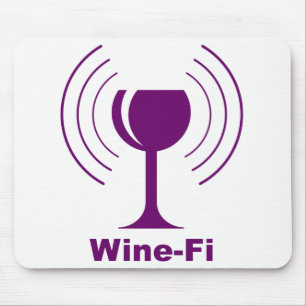 Wine-Fi-Spaß Mousepad