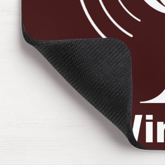 Wine-Fi-Spaß Mousepad (Ecke)