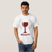 Wine-Fi-Spaß T-Shirt (Vorne ganz)