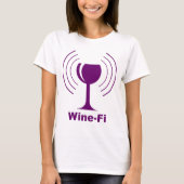 Wine-Fi-Spaß T-Shirt (Vorderseite)