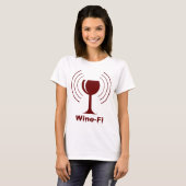 Wine-Fi-Spaß T-Shirt (Vorne ganz)