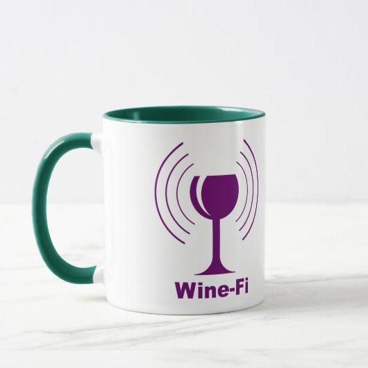 Wine-Fi-Spaß Tasse (Links)