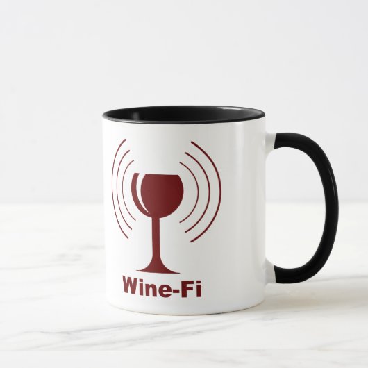 Wine-Fi-Spaß Tasse (Rechts)