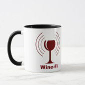 Wine-Fi-Spaß Tasse (Links)