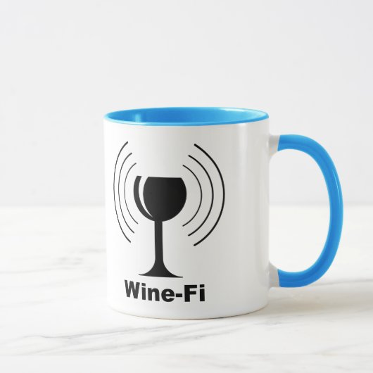 Wine-Fi-Spaß Tasse (Rechts)