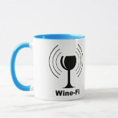 Wine-Fi-Spaß Tasse (Links)