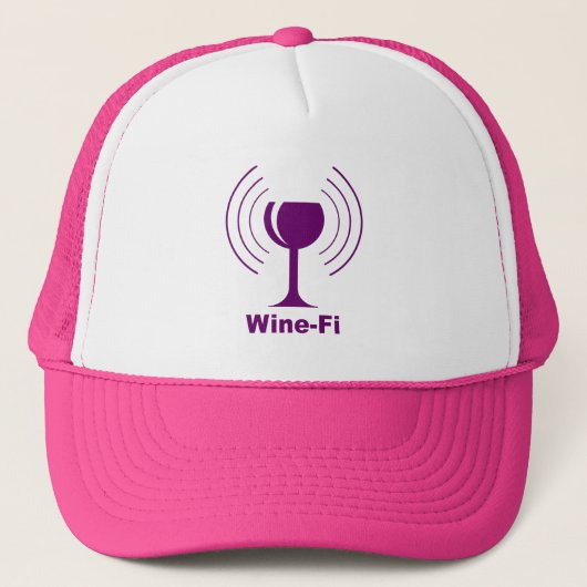 Wine-Fi-Spaß Truckerkappe (Vorderseite)