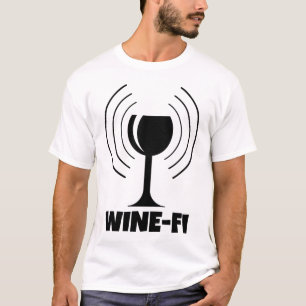 Wine-Fi Spaß WiFi Waves T-Shirt