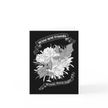 Wine gathering invitation card