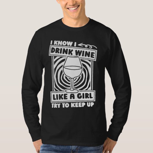 Wine Girl Vino Weinkultur und Erde T-Shirt (Vorderseite)