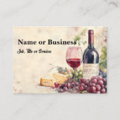 Wine glass graphic visitenkarte (Vorderseite)