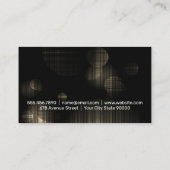 Wine Glass | Hintergrundinformationen zur Visitenk Visitenkarte (Rückseite)