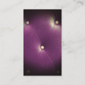 Wine Glass | Lila Tastenkombination Visitenkarte (Rückseite)