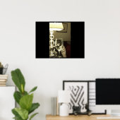 Wine Glass Lucy Poster (Heimbüro)