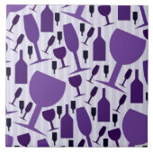 Wine glass pattern fliese (Vorderseite)