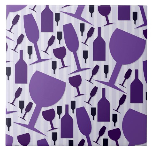 Wine glass pattern fliese (Vorderseite)