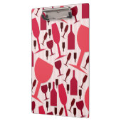 Wine glass pattern klemmbrett (Links)