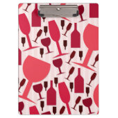 Wine glass pattern klemmbrett (Vorderseite)