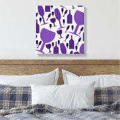 Wine glass pattern leinwanddruck (Insitu (Schlafzimmer))
