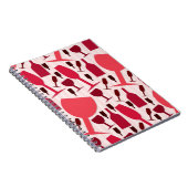 Wine glass pattern notizblock (Rechte Seite)