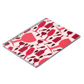 Wine glass pattern notizblock (Linke Seite)