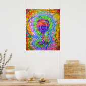 wine glass poster (Küche)