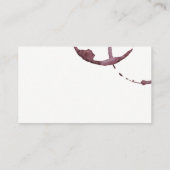 Wine Glass | Weinberg Visitenkarte (Rückseite)