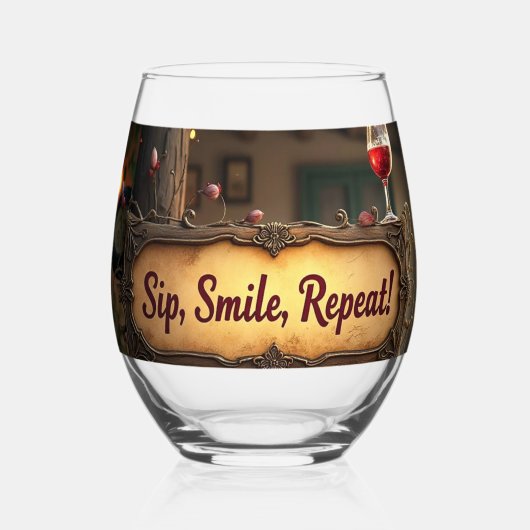 wine glass weinglas ohne stiel (Vorderseite)