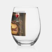 wine glass weinglas ohne stiel (Links)