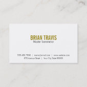 Wine Glass | Zählraum Visitenkarte (Rückseite)