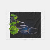 Wine Glasses Fleece Blanket (Vorderseite (Horizontal))