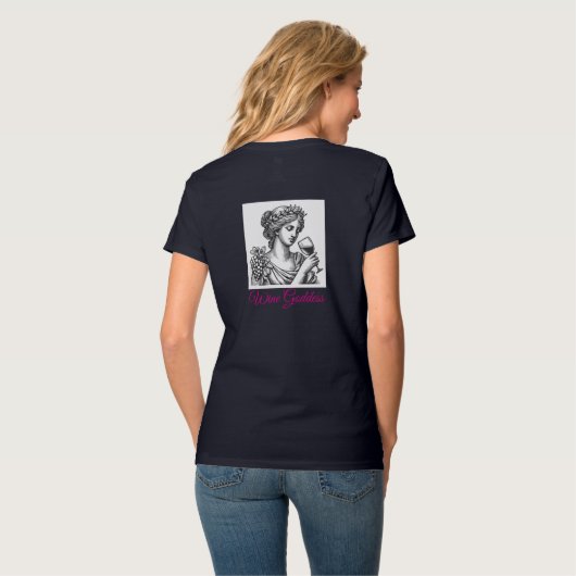 Wine Goddess T-Shirt Roman Wine Goddess (Rückseite Vollansicht)