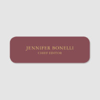 Wine & Gold Color Beruflich Trendy Moderne Schlich
