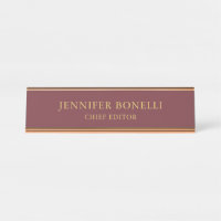 Wine & Gold Color Beruflich Trendy Moderne Schlich