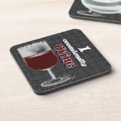 Wine GRAPHICS Satire Untersetzer (Linke Seite)