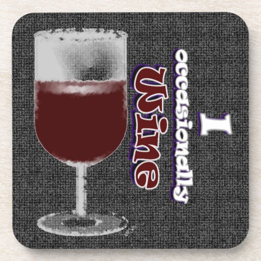 Wine GRAPHICS Satire Untersetzer (Vorderseite)