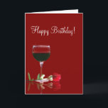 Wine Happy Birthday Friend Card Karte<br><div class="desc">Nicht nur eine hübsche Karte,  sondern auch ein bisschen niedlich! Wünschen Sie Ihrem Freund einen guten Geburtstag,  mit viel Wein!</div>