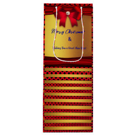 Wine Holiday Season - Neujahr Geschenktüte Für Weinflaschen