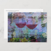 Wine Impressionen Digital Art Postkarte (Vorne/Hinten)