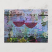 Wine Impressionen Digital Art Postkarte (Vorderseite)