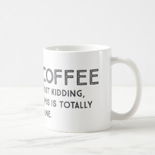 Wine Joke Coffee Tasse