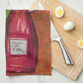 Wine Kitchen Handtuch! Geschirrtuch (Viertel Falte)