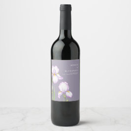  Wine Label  for a Modern Wedding.  Weinetikett