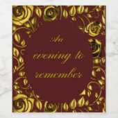 Wine label-Velvet Wine collection Weinetikett (Einzelnes Label)