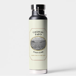 Wine Label Water Bottle Trinkflasche