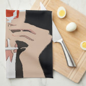 Wine Lady Küchentuch (Viertel Falte)