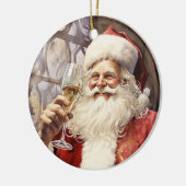 Wine Lounge Keramik Ornament (Links)
