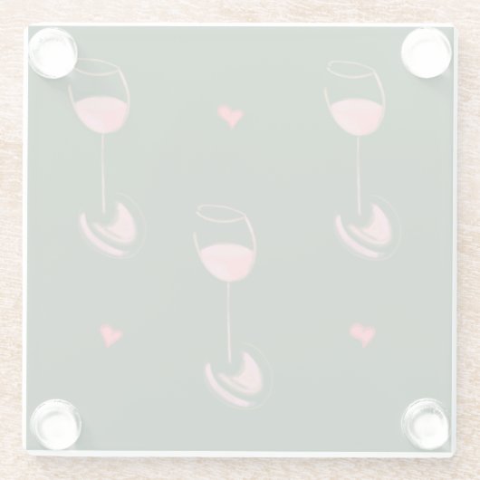 Wine lover coasters glasuntersetzer (Rückseite)