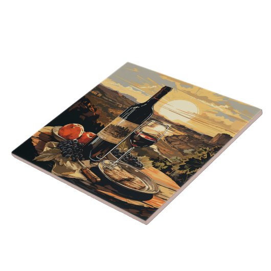 Wine Lover Fliese (Seite)