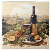 Wine Lover Fliese (Vorderseite)
